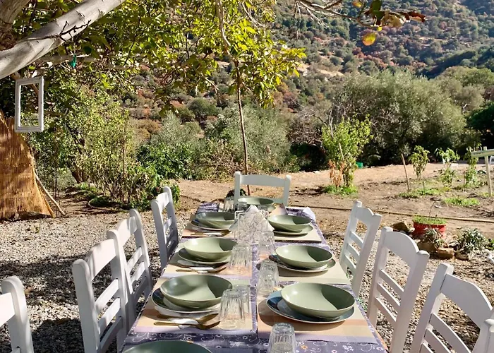 Παραδοσιακός Πέτρινος Ξενώνας Σε Φάρμα アパート Fallika